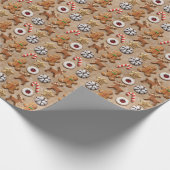 Christmas Cookie Wrapping Paper – Festive Holiday  ラッピングペーパー (角)