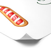 Christmas Cookies and Cocoa Party Welcome Poster ポスター (角)