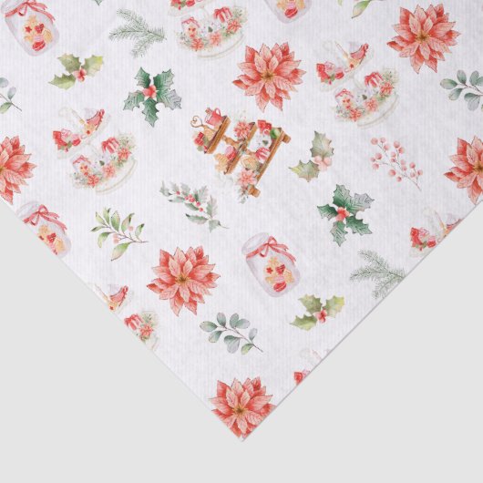 Christmas Cookies and Foliage Red 薄葉紙 (詳細)