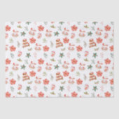 Christmas Cookies and Foliage Red 薄葉紙 (正面)
