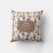 Christmas Cookies and Hot Cocoa Holiday Baking クッション (裏面)