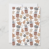 Christmas Cookies and Hot Cocoa Holiday Baking サンキューカード (裏面)