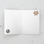 Christmas Cookies and Hot Cocoa Holiday Baking シーズンカード (内部)