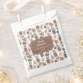 Christmas Cookies and Hot Cocoa Holiday Baking フェイバーバッグ