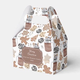 Christmas Cookies and Hot Cocoa Holiday Baking フェイバーボックス