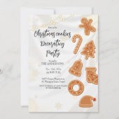 Christmas Cookies Decorating Party invitation  招待状 (正面)