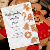 Christmas Cookies Decorating Party invitation  招待状