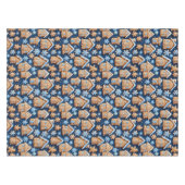 Christmas cookies ginger breadman Winter holiday   テーブルクロス (正面(横))