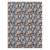 Christmas cookies ginger breadman Winter holiday   テーブルクロス (正面)