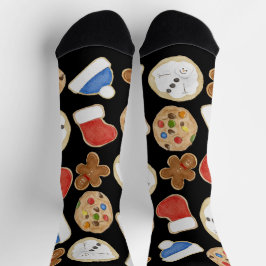Christmas Cookies Holiday Crew Socks ソックス