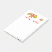 Christmas Cookies Post-it Notes ポストイット (アングル)