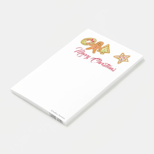 Christmas Cookies Post-it Notes ポストイット (アングル)