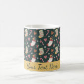 Christmas Cookies & Stockings Personalized Mug コーヒーマグカップ (中央)