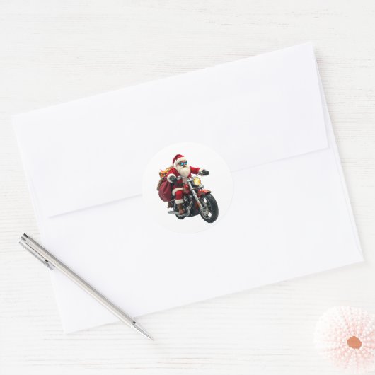 Christmas Copy Copy Copy Copy Copy Copy Copy Copy ラウンドシール (封筒)