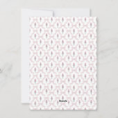 Christmas Coquette Nutcracke Photo Grandmillennial シーズンカード (裏面)