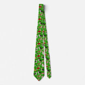 Christmas Corgi Dogs Neck Tie ネクタイ (正面)
