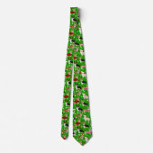 Christmas Corgi Dogs Neck Tie ネクタイ (裏面)