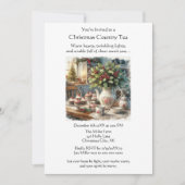 Christmas Country Tea Party  招待状 (正面)