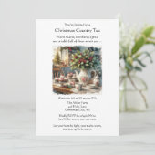Christmas Country Tea Party  招待状 (スタンド正面)