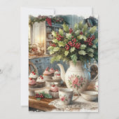 Christmas Country Tea Party  招待状 (裏面)