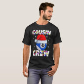 Christmas Cousin Crew 10 Ball Billiard Pajamas Fam Tシャツ (正面フル)