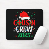 Christmas Cousin Crew 2025 Xmas Funny Matching Fam マウスパッド (マウス)
