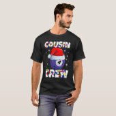 Christmas Cousin Crew 4 Ball Billiard Pajamas Fami Tシャツ (正面フル)