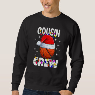 Christmas Cousin Crew Basketball Pajamas Family Xm スウェットシャツ