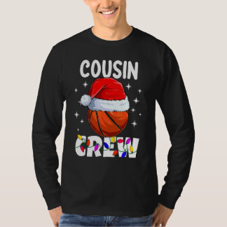 Christmas Cousin Crew Basketball Pajamas Family Xm Tシャツ