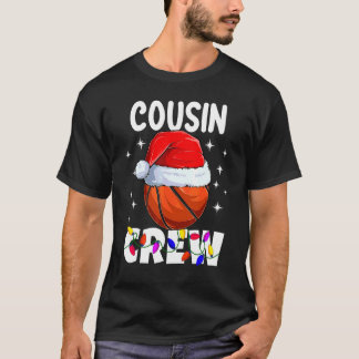 Christmas Cousin Crew Basketball Pajamas Family Xm Tシャツ