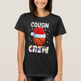 Christmas Cousin Crew Basketball Pajamas Family Xm Tシャツ