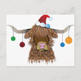 Christmas Cow シーズンポストカード