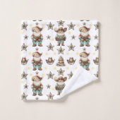 Christmas Cowboy バスタオルセット (ウォッシュタオル)