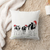 Christmas Cows クッション (ブランケット)