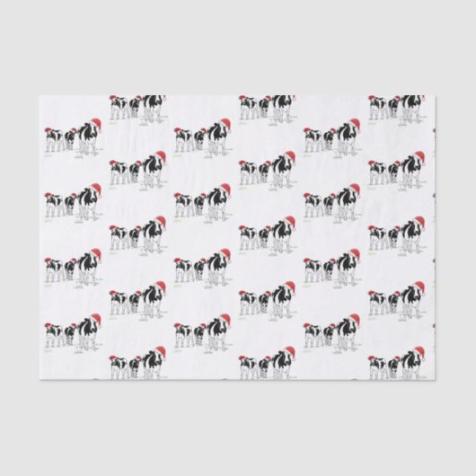Christmas Cows 薄葉紙 (正面)