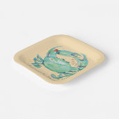 Christmas Crab Beach ペーパープレート (傾斜あり)