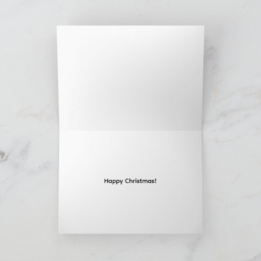 Christmas Crash Greeting Card カード (内部)