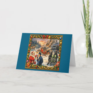 Christmas Crash Greeting Card カード