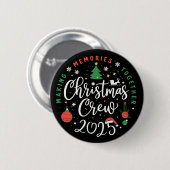 Christmas Crew 2025 Family Matching Christmas  缶バッジ (正面&裏面)