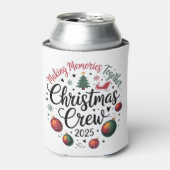 Christmas Crew 2025 Matching Family Groupクリスマス 缶クーラー (缶正面)