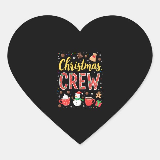 Christmas Crew (2) ハートシール (正面)