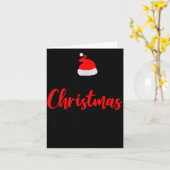 Christmas Crew Funny Matching Squad Pajamas Xmas G カード (黄色い花)