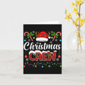 Christmas Crew Holiday Family Xmas Party Matching カード (黄色い花)