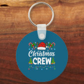 Christmas Crew Holiday Family Xmas Party Matching  キーホルダー (正面)