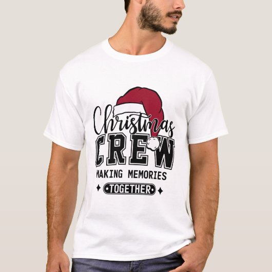 Christmas Crew Holiday Memories Tシャツ (正面)