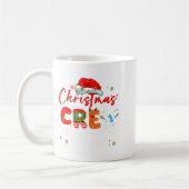 Christmas Crew Making Memories Together Xmas Light コーヒーマグカップ (左)