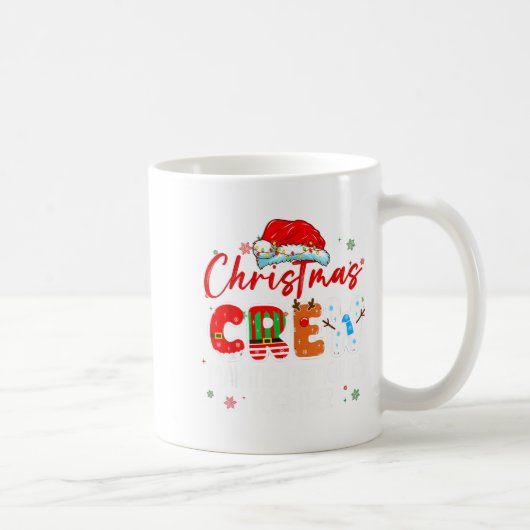 Christmas Crew Making Memories Together Xmas Light コーヒーマグカップ (右)