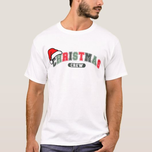 Christmas Crew Matching Family Men's Tシャツ (正面)