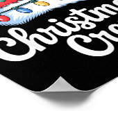 Christmas Crew Matching Family Xmas Party Men Wome ポスター (角)