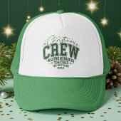 Christmas Crew Personalized Family Name キャップ
